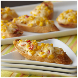 Easy Cheesy Corn Toast