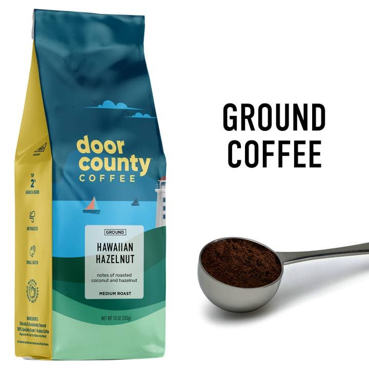 10 oz. Ground Hawaiian Hazelnut  Specialty Coffee