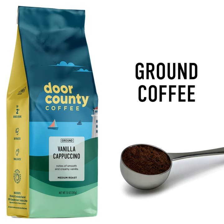 10 oz. Ground Vanilla Cappuccino Specialty Coffee