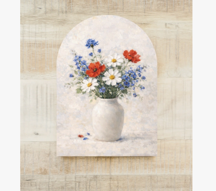 Americana Bouquet Mini Arch Summer Decor