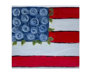 4th of July Block Painting Class
