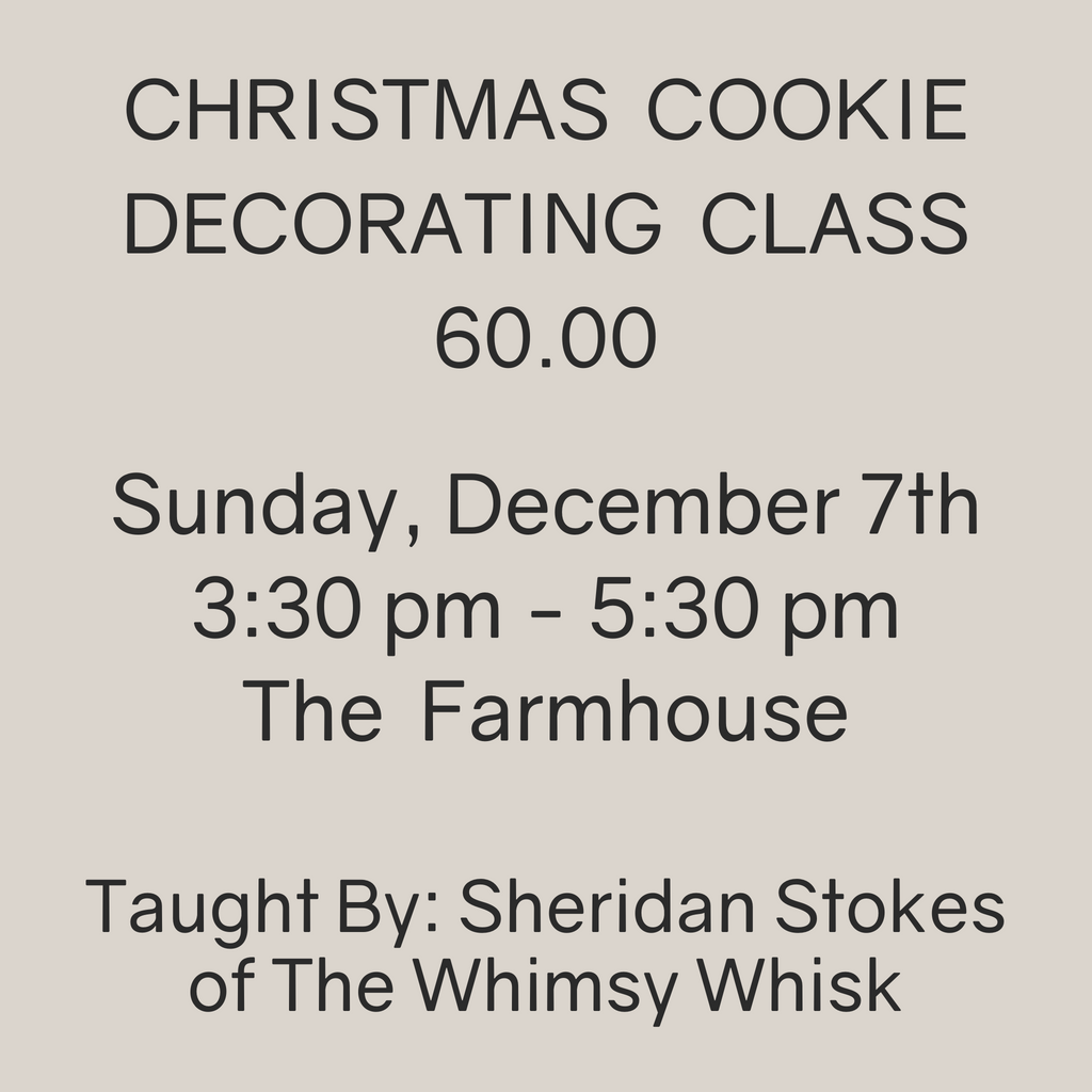 Christmas Cookie Decorating Class