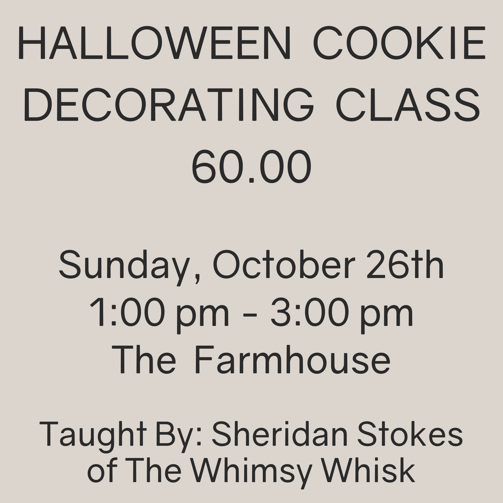 Halloween Cookie Decorating Class