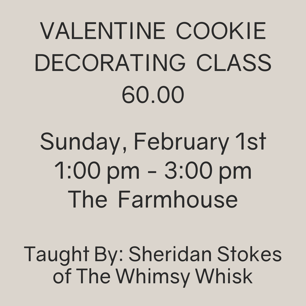 Valentine Cookie Decorating Class