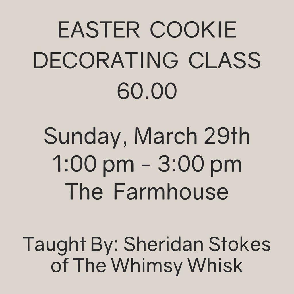Easter Cookie Decorating Class