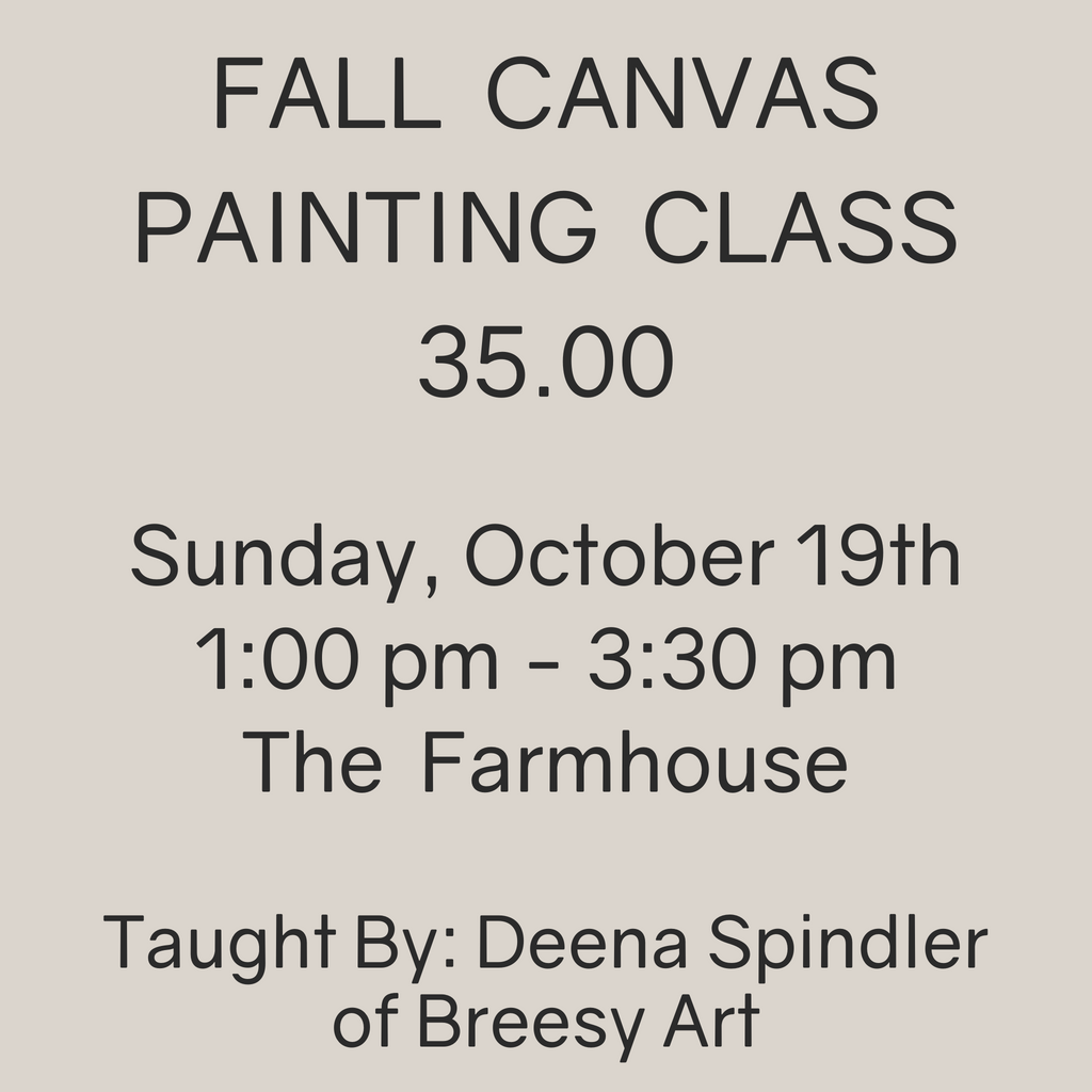 Fall Canvas Painting Class