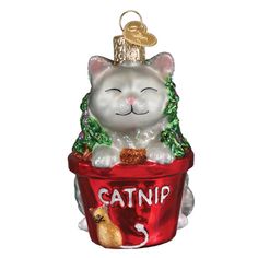 Catnip Cat OWC Ornament