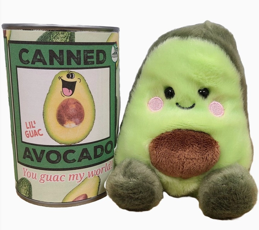 Lil’ Guac Canned Avocado Plush Gift