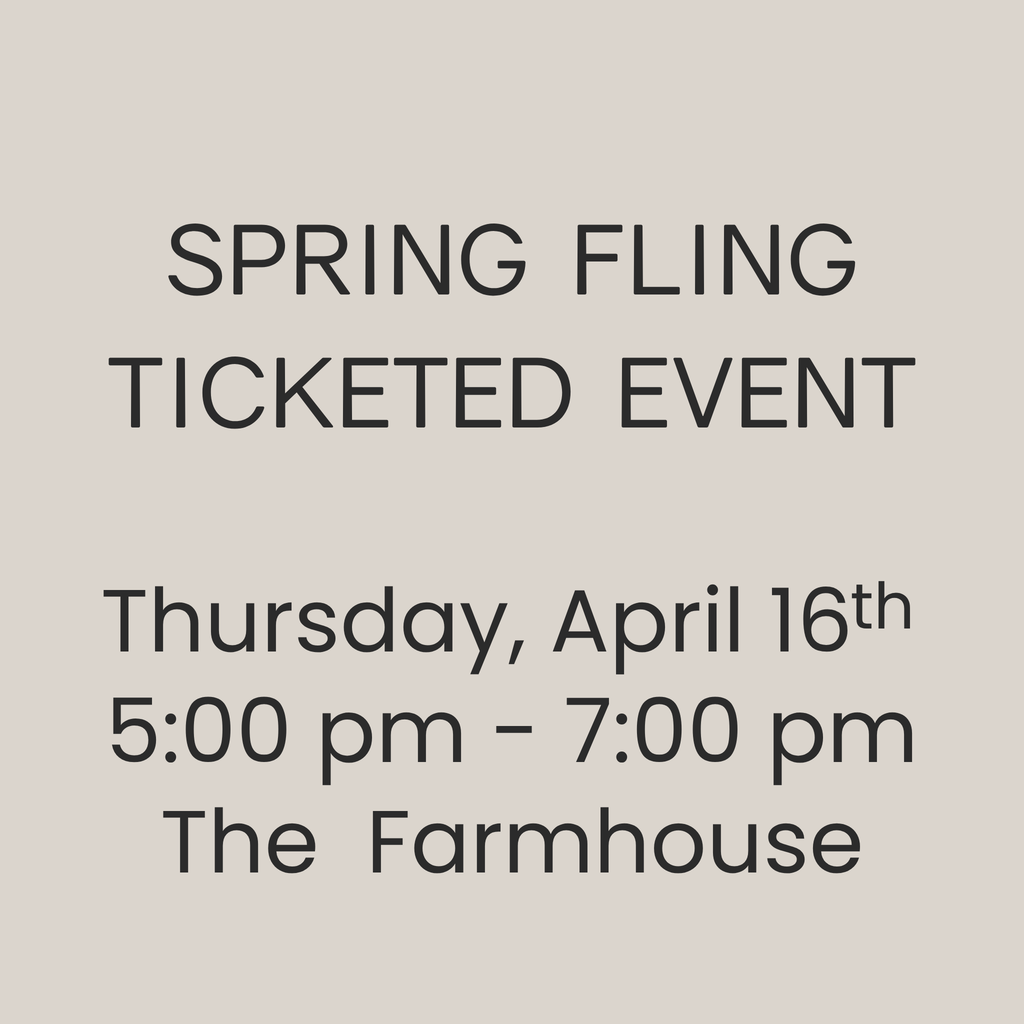 Spring Fling April 16th