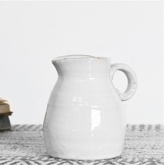 Ceramic Short Pitcher